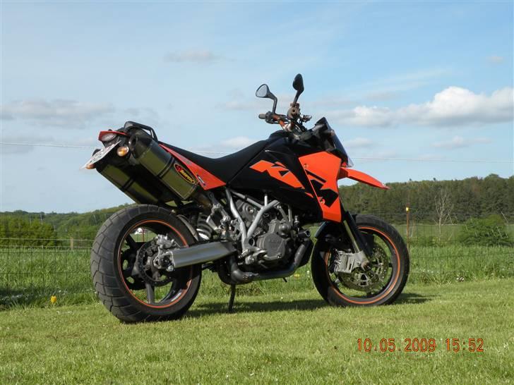 KTM 950SM megamotard SOLGT billede 6