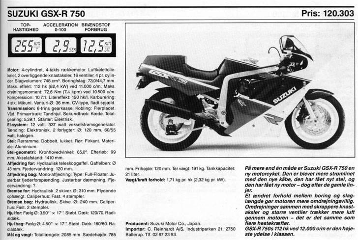 Suzuki GSX-R 750 billede 7