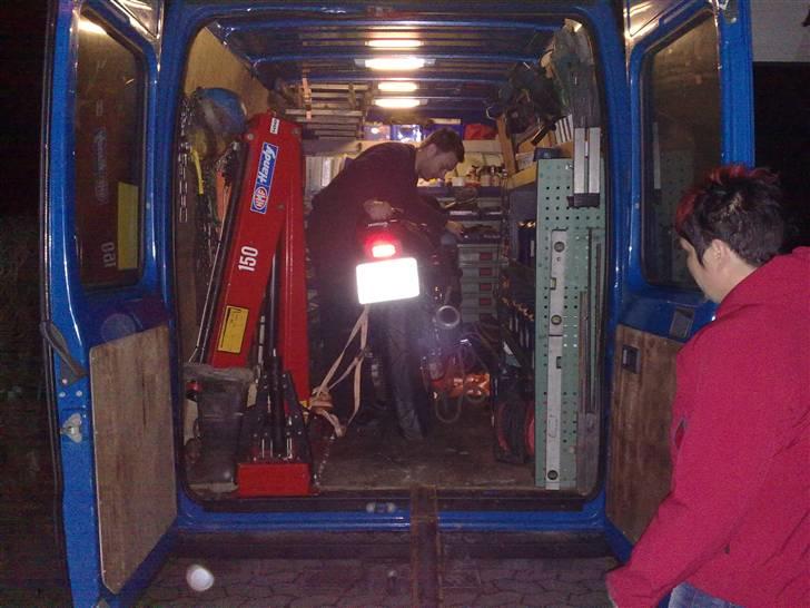 Honda CBR600F2 (solgt) - Så blev den hentet.. Lidt vemodigt. billede 15