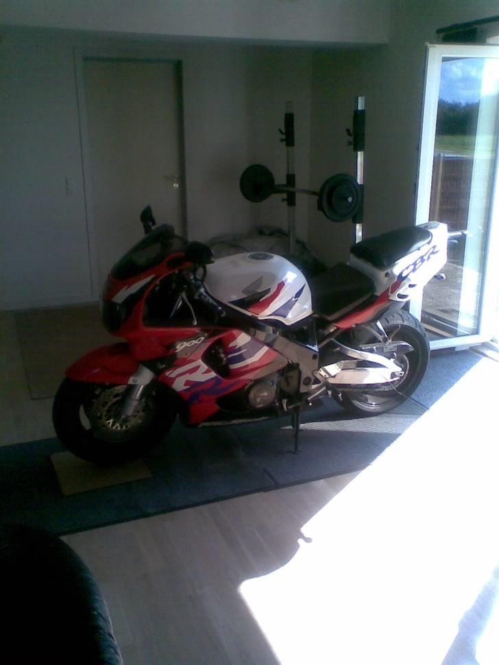 Honda fireblade - Den burde stå inde i stuen hele vinteren:) billede 3