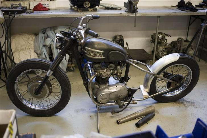 Triumph Hard Tail Chimp (Bobber) SOLGT - SE: www.hardtail-chimp.blogspot.com billede 1