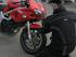 Suzuki SV650s - Vi dækker lige "øjnene" til så den lille fyr ikke bliver bange når det begynder at gå stærkt ;o)