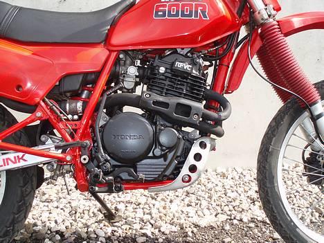 Honda XL 600 R - En motor... Oliespil fra ventildækslet repareret, stel og motor er omlakeret.  billede 11