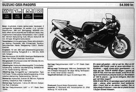 Suzuki GSXR 400R SP billede 8