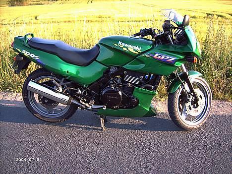 Kawasaki GPZ 500S (EX500) - Sådan så den ud da jeg fik den. (Before) billede 9