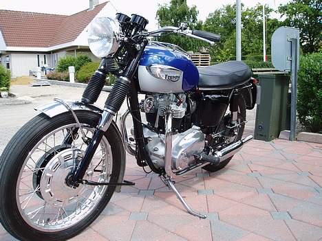 Triumph Trophy TR6 - lidt sjov er den da ! billede 9