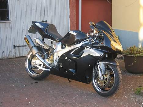 Suzuki tl1000R - sådan så den ud med gsxr 2001 bagende billede 2