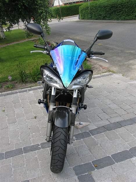 Yamaha FJ1100 i (RIP) - 2005 Iridiumspejlet glas og ZX10R forlygte (kanon lys !!!!) billede 7