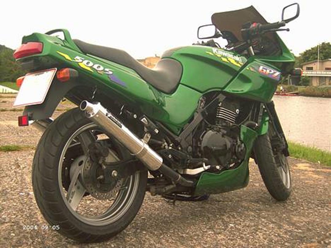 GPZ 500S (EX500) - 1996 - Grøn metallik 21-24 Km...