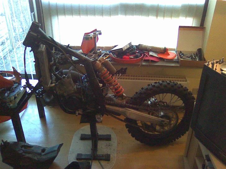 KTM SX125 - Alt blev skildt af og gjort rent =) billede 8