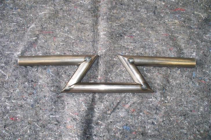 Triumph t100 PAINKILLER - Det nye styr jeg er ved at lave men det skal nok værre lidt breddere.Deter 40cm på billedet billede 16