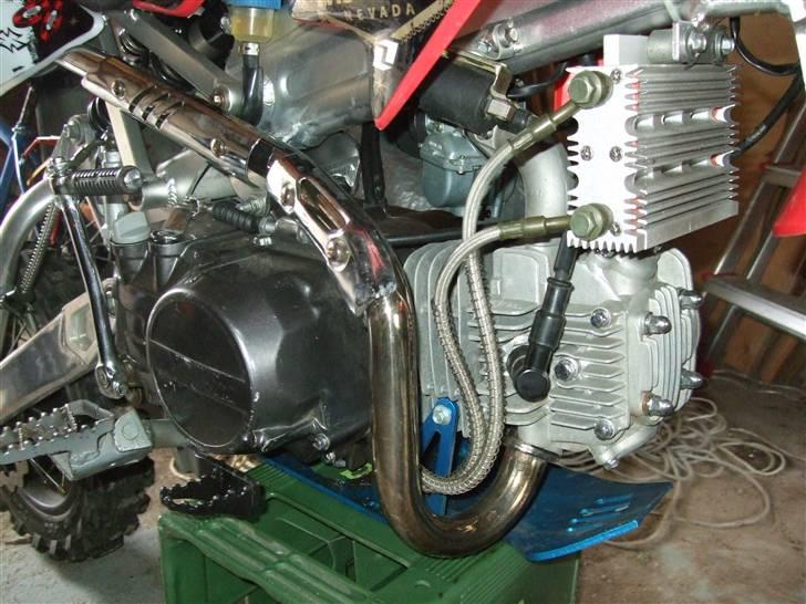 Lifan pitbike (kvalitet)*Solgt* - 124cc Lifan motor, med oliekøler billede 4