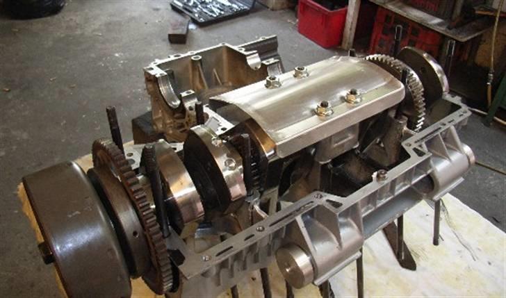 Kawasaki 1428ccm-kompressor - Windrag bagge i motorbung leder "under komp" på rette vej (til siderne) billede 4