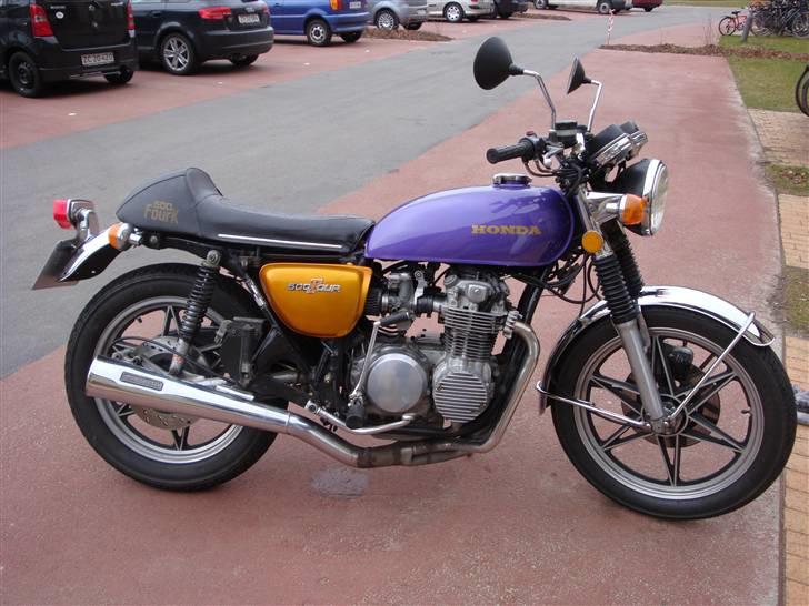 Honda CB 500 four   Solgt - så fik jeg taget nogen fler pic af hende billede 5