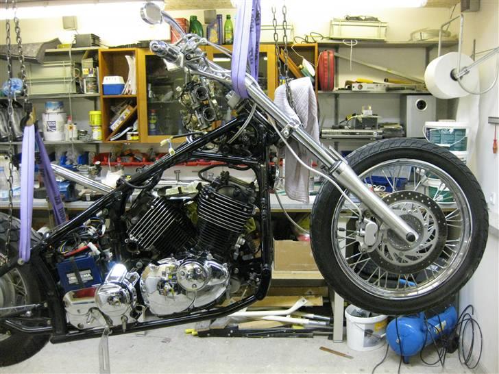 Yamaha dragstar "bobber" billede 10