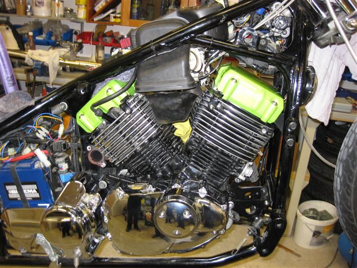 Yamaha dragstar "bobber" billede 11