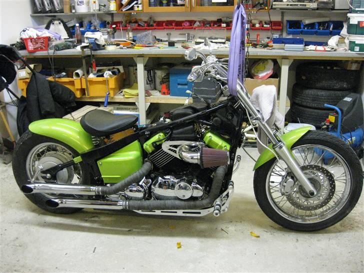 Yamaha dragstar "bobber" billede 13