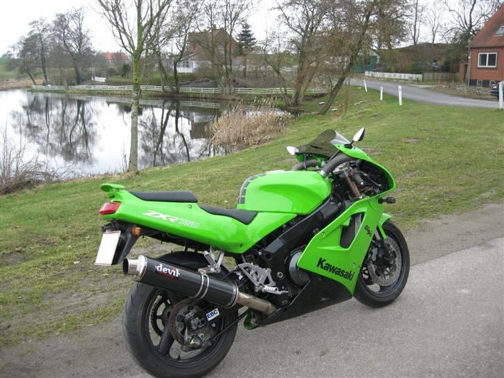Kawasaki ZXR 750 - solgt - Fra Fårup sø ved Rødkærsbro, 1. tur i 2009. billede 5
