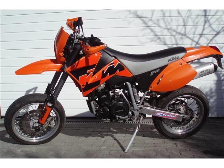 KTM 640 LC4 SuperMoto - SOLGT billede 1
