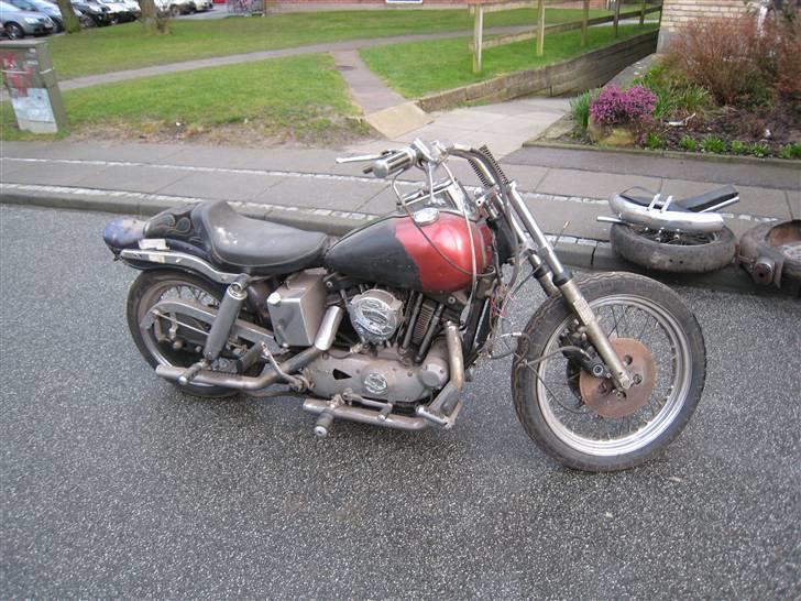 Harley Davidson Sportster - Ja så er vi kommet hjem. billede 1