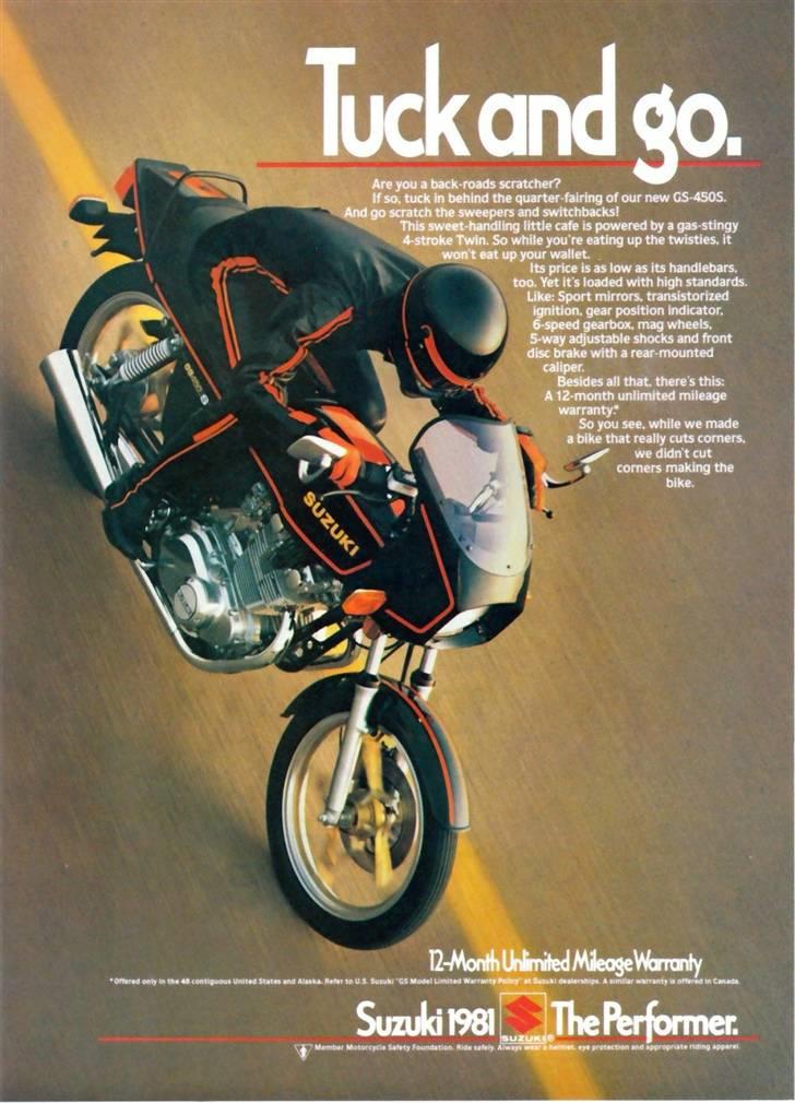 Suzuki GS 450S Solgt billede 6