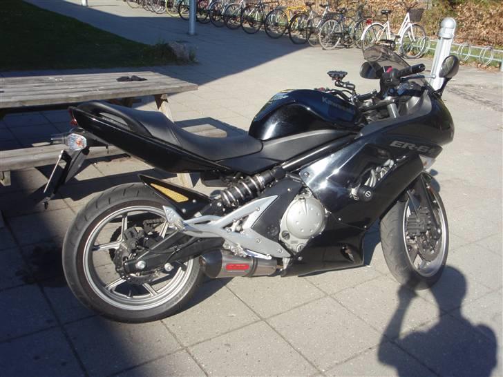 Kawasaki ER-6f ABS - Og sådan ser den ud, med GPR potte på. billede 16