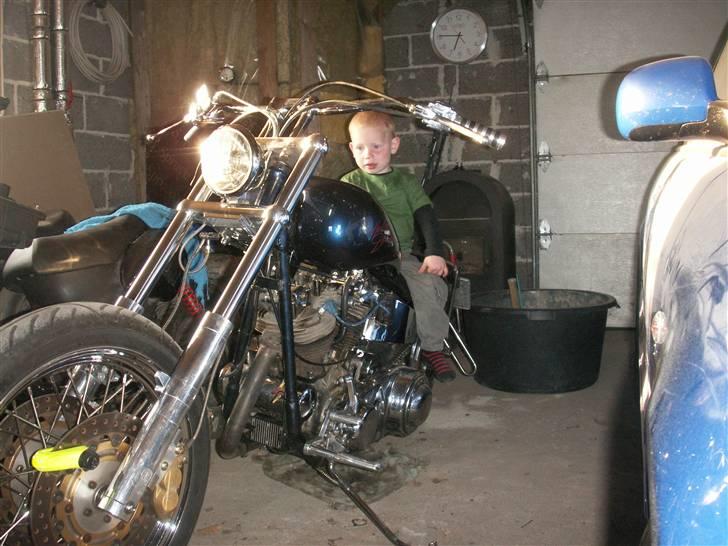 Harley Davidson early shovel - 3år og HD fan billede 14