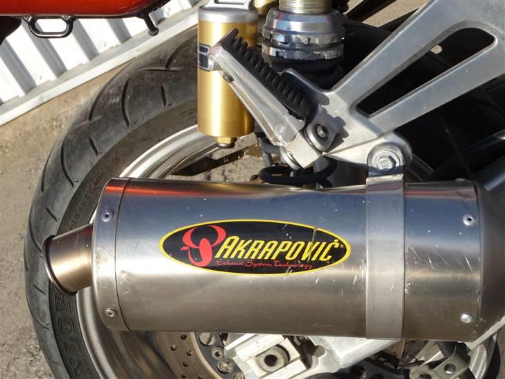 Yamaha XJR 1200 - Akrapovic brølepotte. Ah, hvor skønt at kunne trække vejret frit! Loud pipes save lives! billede 8