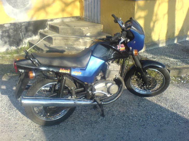 Jawa Black/blue style (Byttet) billede 1