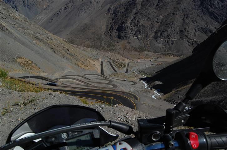 Yamaha xt 660 r Sydamerika racer - andesbjergene påvej mod Santiago billede 3