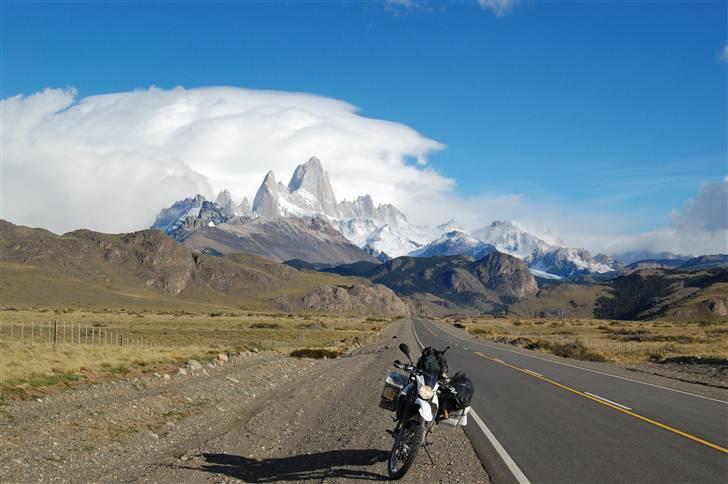 Yamaha xt 660 r Sydamerika racer - mount fitz roy Argentina billede 11