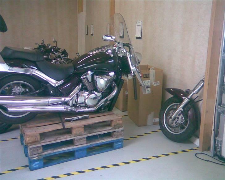 Suzuki vlr 1800 intruder død - totalskadet efter den blev kørt ned mens den var parkeret billede 7