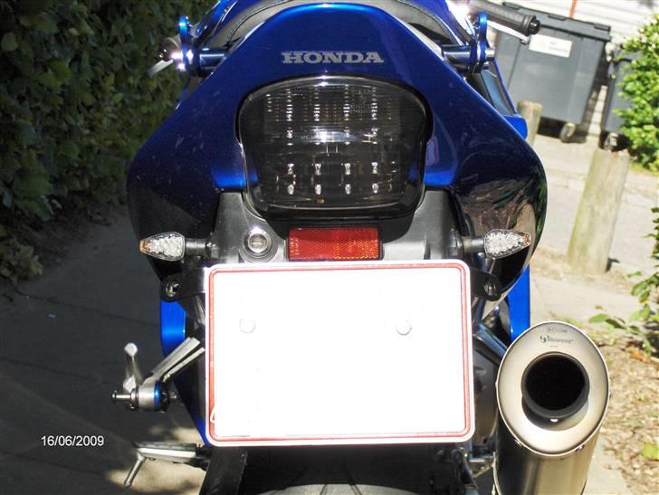 Honda CBR 1100 XX Blackbird - Sort baglygte, Led blink billede 3