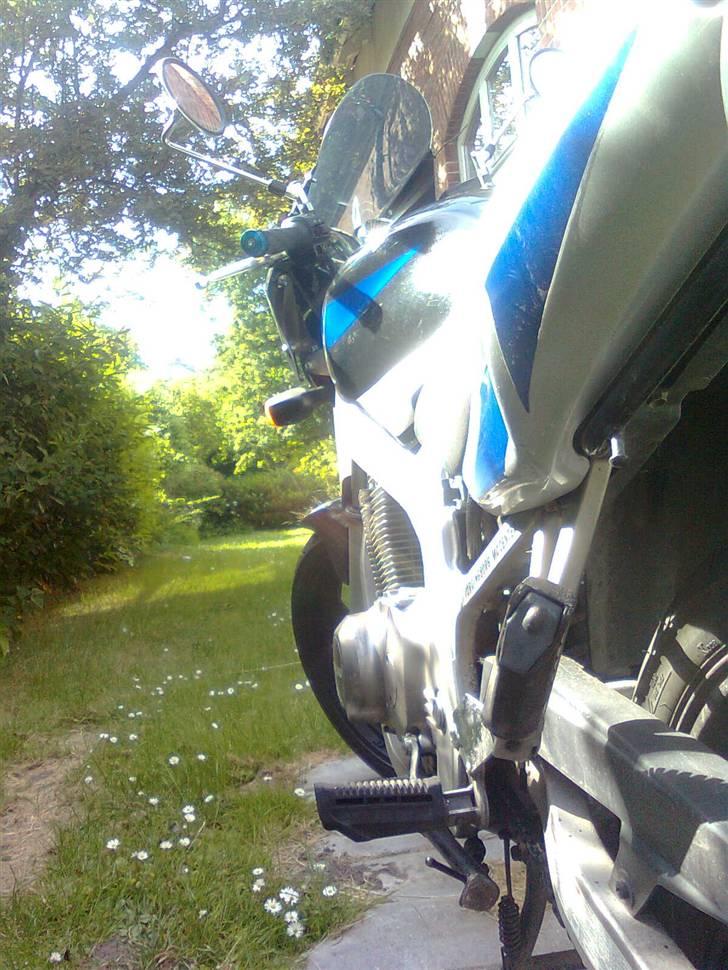 Suzuki GS 500 E (Solgt) - Forsøg på at være kunstnerisk.. Ikke nemt med et 2 mpx mobilkamera! billede 2