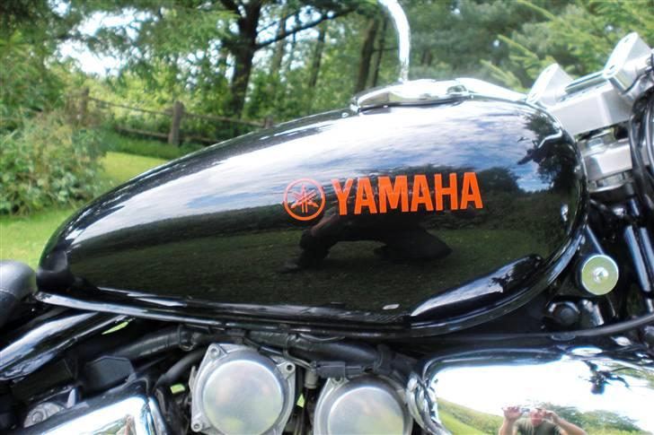 Yamaha XV 535 Virago - Logo i samme farve som min jakke.. billede 13