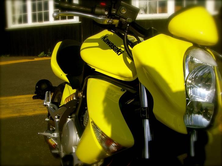 Kawasaki ER-6N Gul *Solgt* billede 3
