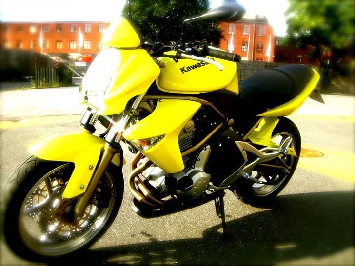 Kawasaki ER-6N Gul *Solgt* billede 14