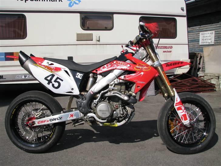 Honda crf 450 supermoto SOLGT billede 14