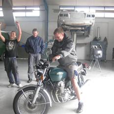 Honda 750 four K projekt igang