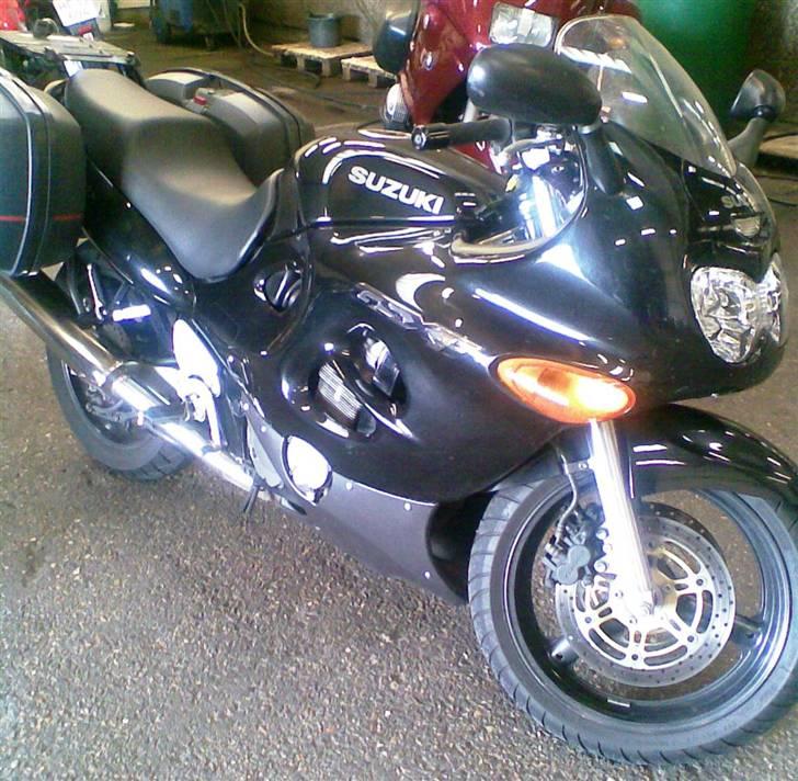 Suzuki GSX 750 F  - Taget på købsdagen med mobillos billede 12