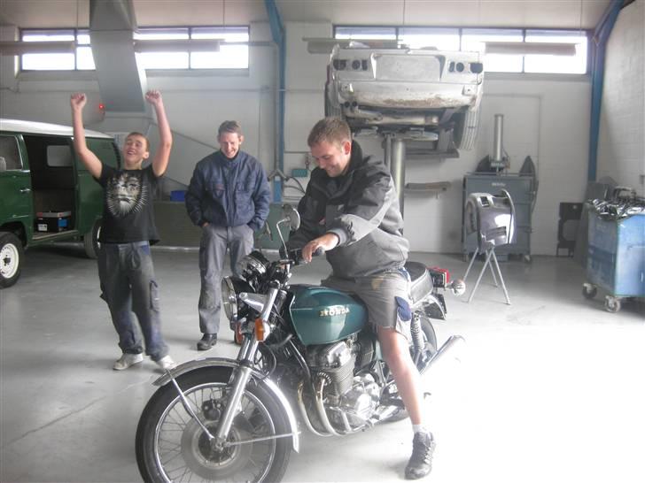 Honda 750 four K projekt igang billede 2