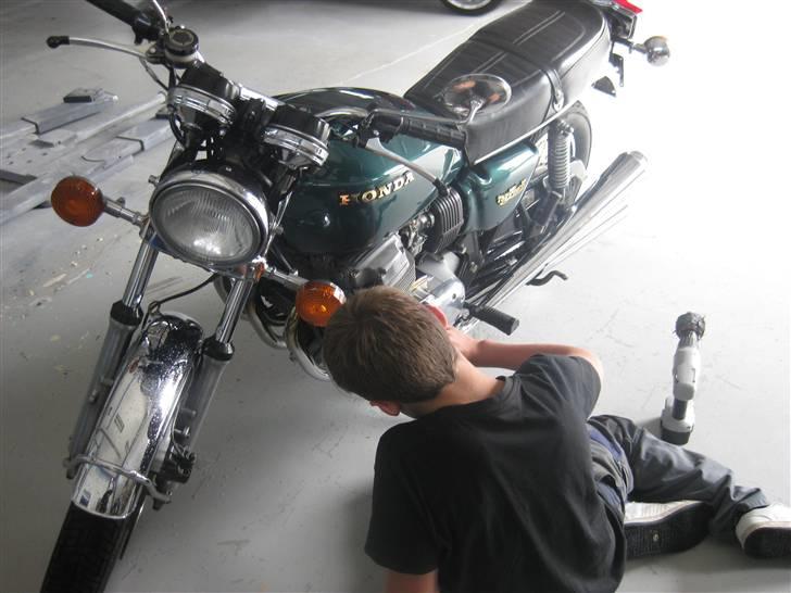 Honda 750 four K projekt igang billede 12