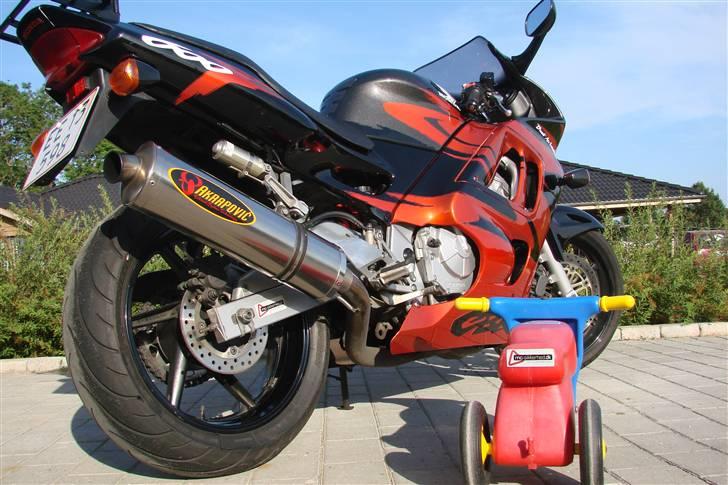 Honda cbr 600 - Han kan ligeså god lære det fra starten af ;-) billede 8