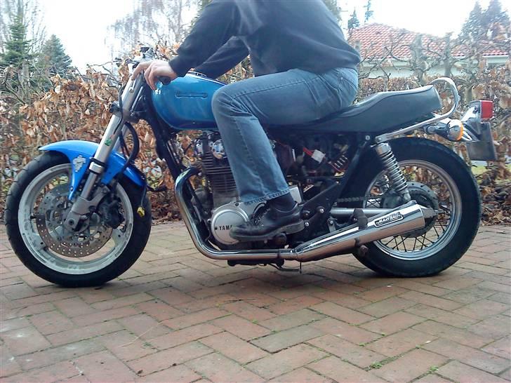 Yamaha XS 650 - Da den var ved at blive bygget om.  billede 2