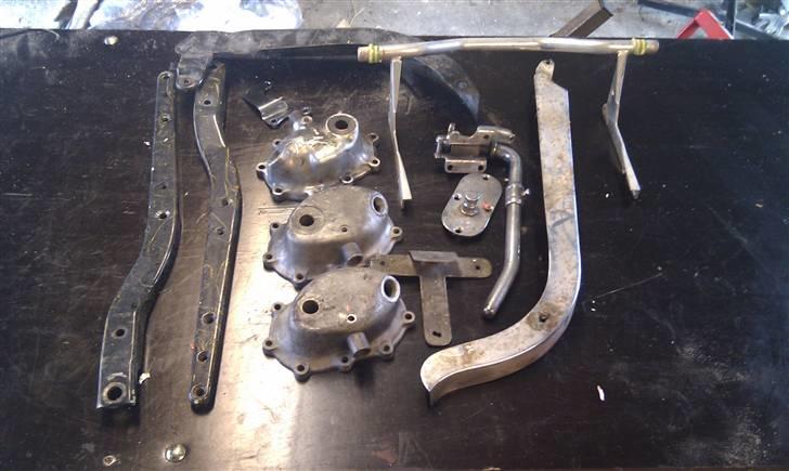 Harley Davidson Sportster XLH 1000"SOLGT" - lidt kick cover til big twin + fenderstruts + div billede 7