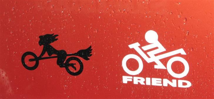 BMW R1200GS - .... disse to sidder på bagklappen af min bil (-; billede 15