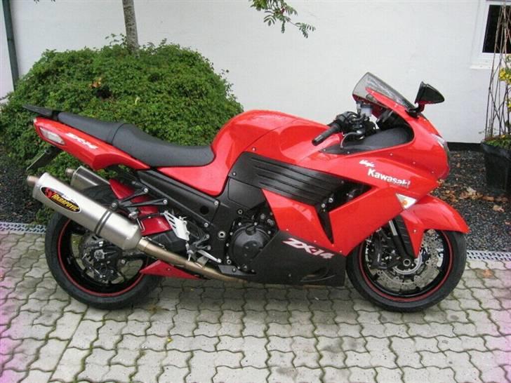 Kawasaki zx 14 [SOLGT :'( !] - som den står idag :(  billede 16