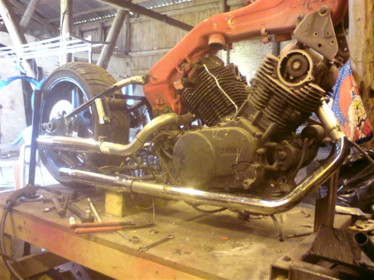 Yamaha xv 1000 tr1 - så er udstødningerne lavet billede 4