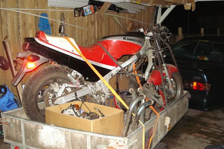 Kawasaki GPZ 600R SOLGT - Lige kommet hjem billede 2