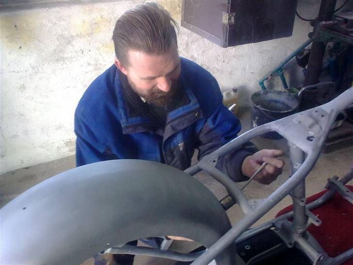 Harley Davidson Panhead - sandblæst :-) billede 18